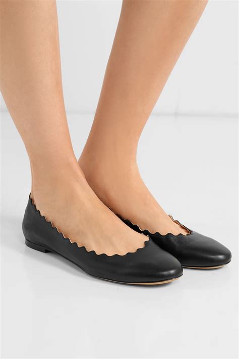 chloe scalloped flats dupe|chloe scalloped ballet flat sale.